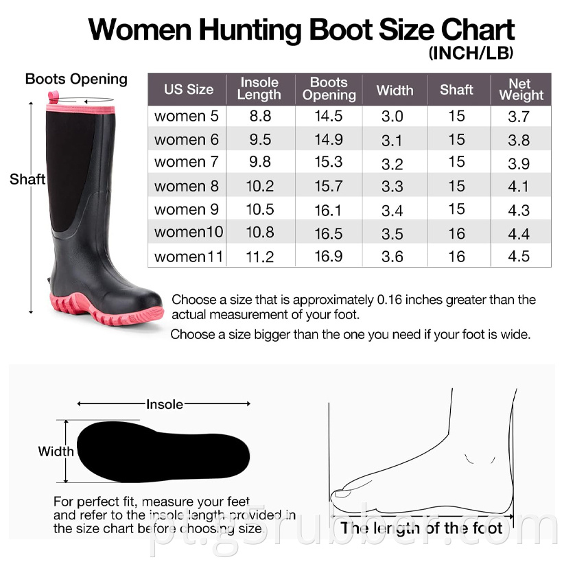 5mm Women Anti Slip Rain Boots